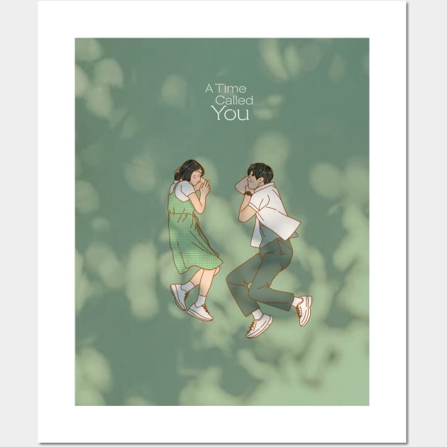 A Time Called You Kdrama Wall Art by ArtByAzizah